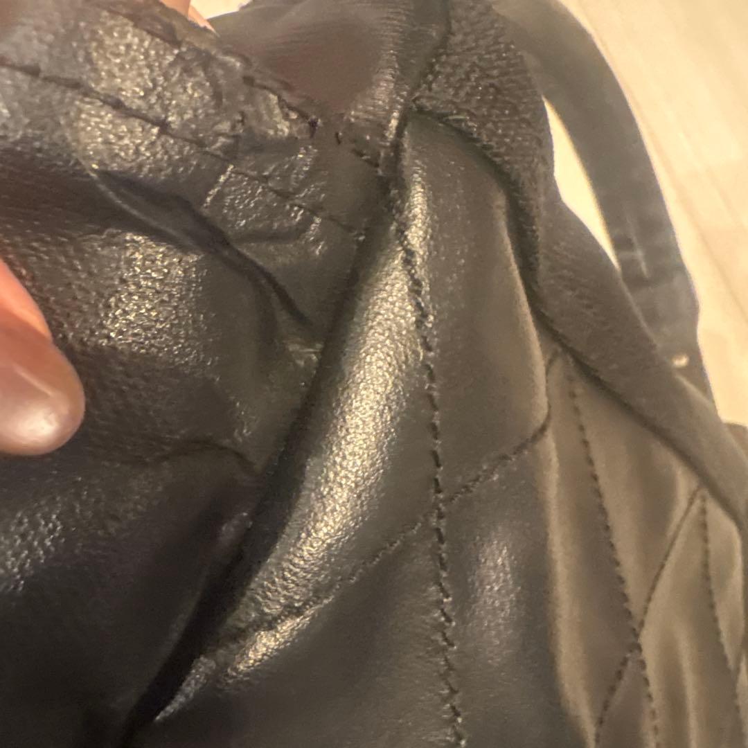 格安正規品新宿伊勢丹購入CHANEL パリビアリッツ　ハンドバッグ　黒