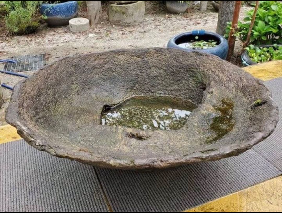 メダカ鉢　睡蓮鉢　オリジナル一品物手造りメダカ鉢　66センチ No.172