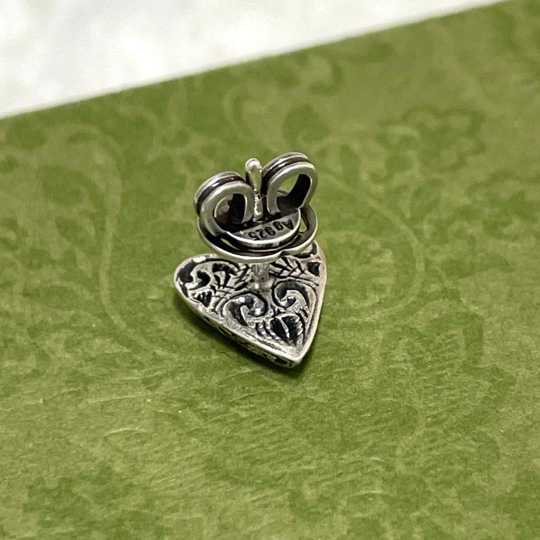 【極美品】グッチ　ハートピアス片耳　アラベスク　メンズ/レディース