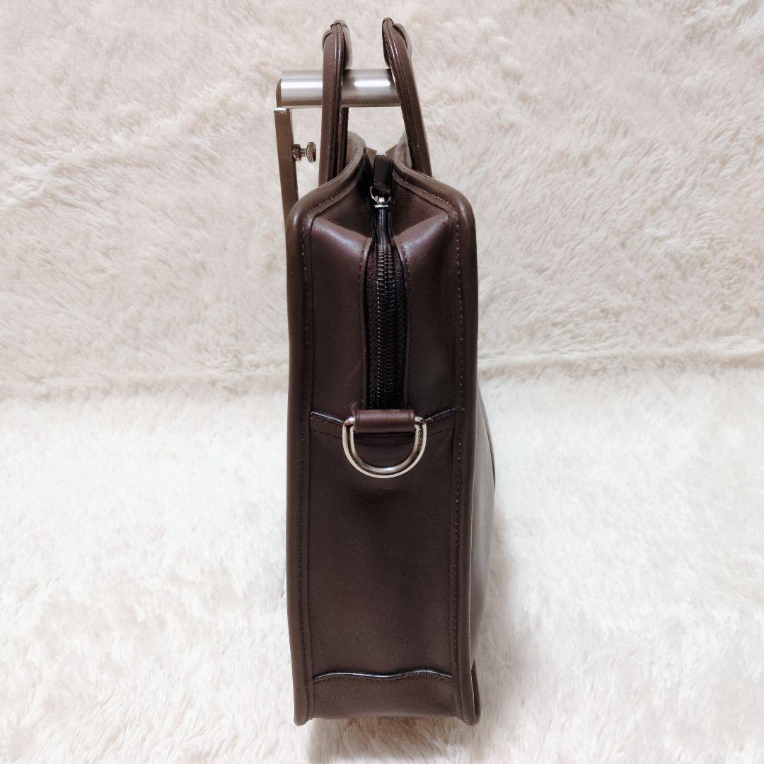 COACH コーチ ビジネスバック ブリーフケース レザー ブラウン 2WAY