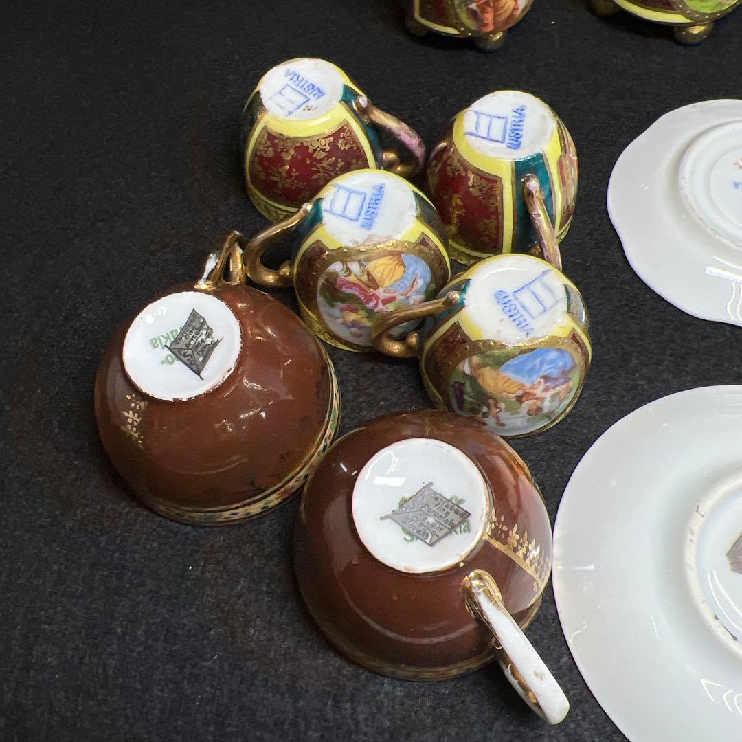 専用アンティーク　オーストリア　カップ&ソーサーセット　東Y7-1126①