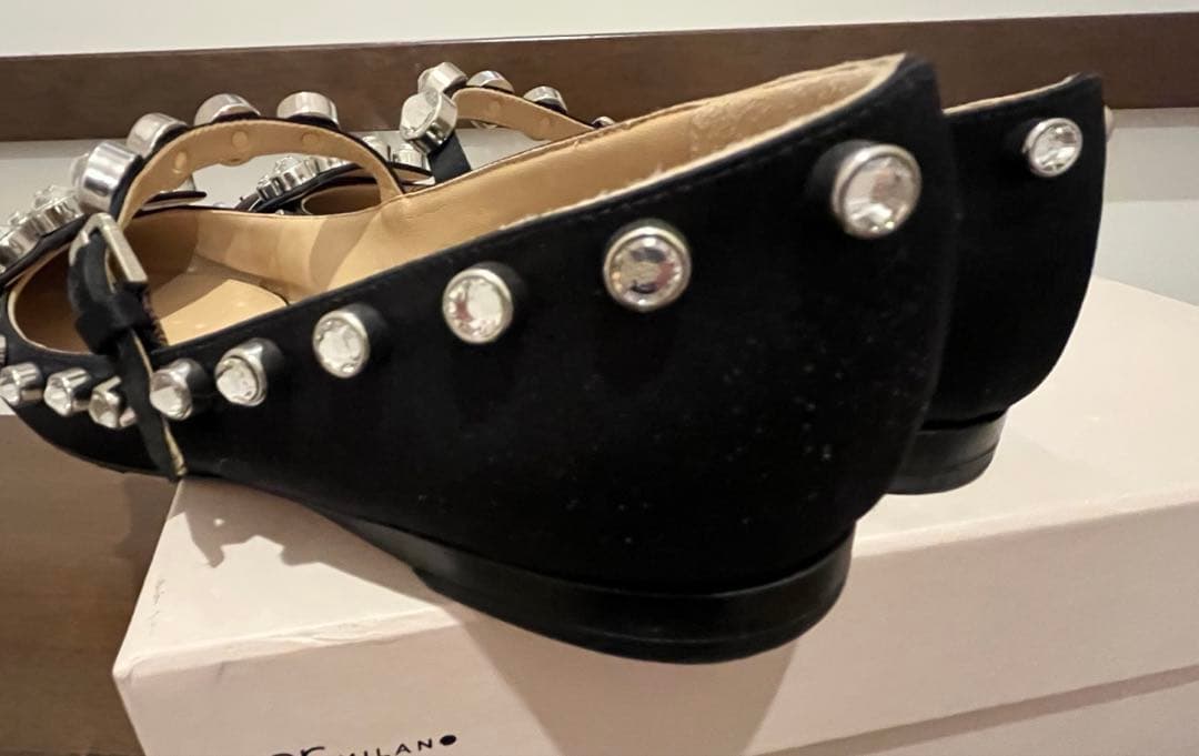 Sergio Rossi セルジオロッシ　スタッズ　フラット シューズ　パンプス