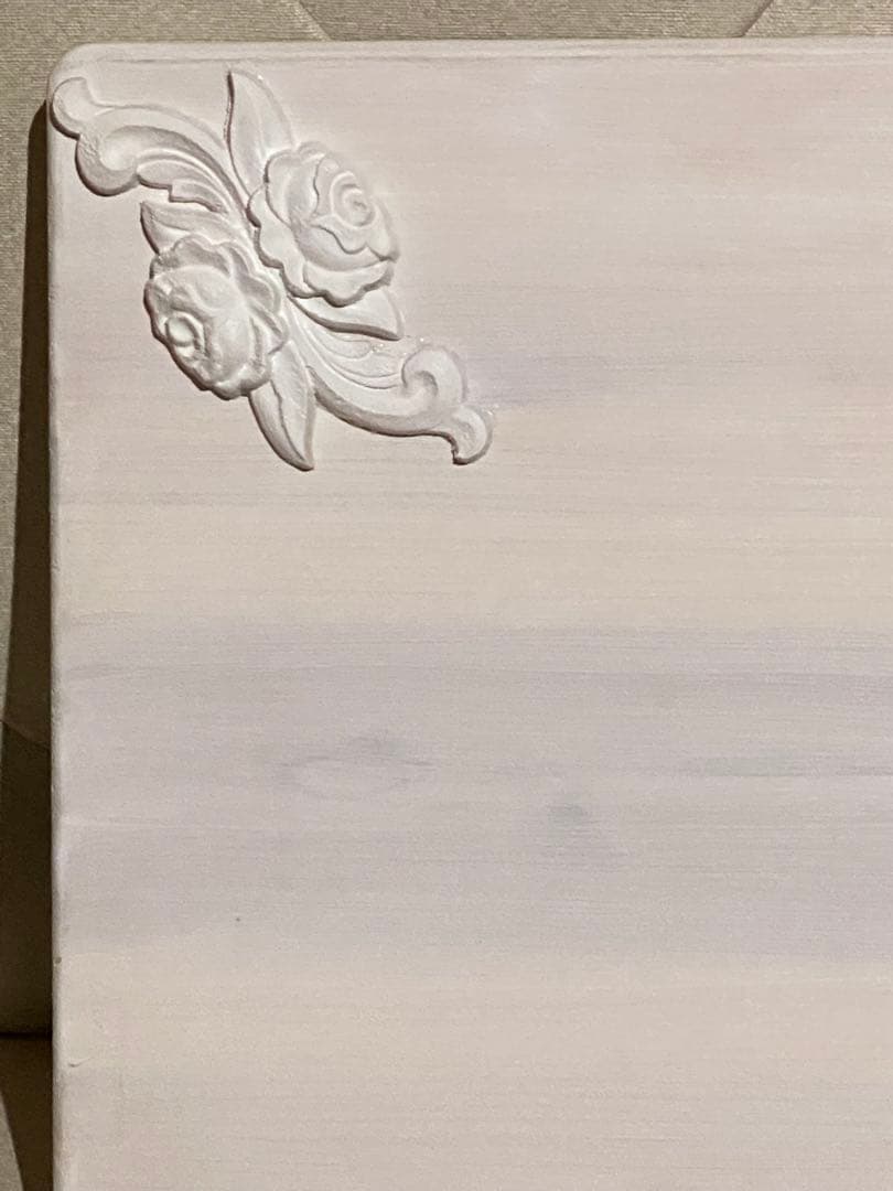 便利な収納スツール ボックス♦️アメリカン ヴィンテージ風♦️ロココシャビー♦️送料込