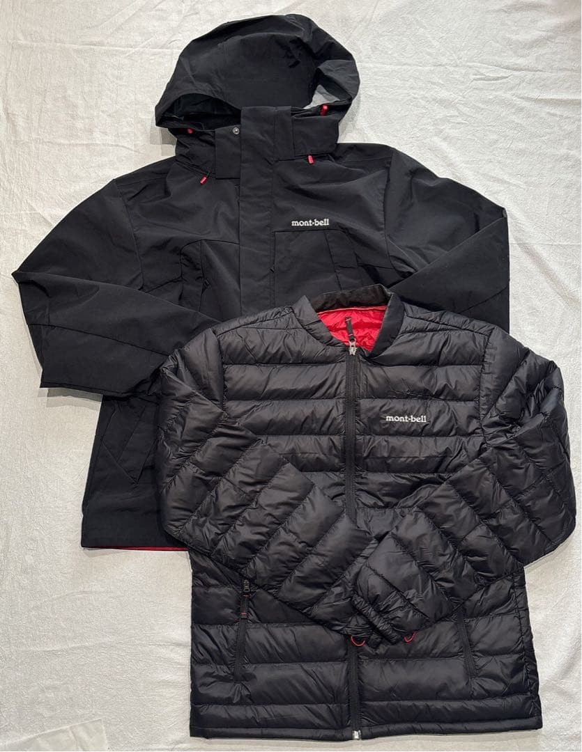 モンベル 衣類 メンズ ジャケット 105(XL) ブラック mont-bell