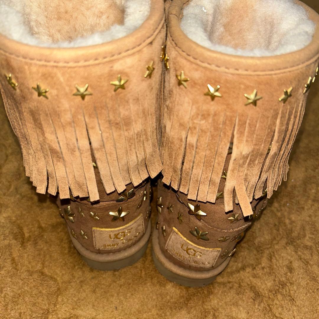 ジミーチュウ UGG JIMMY CHOO ムートンブーツ 24