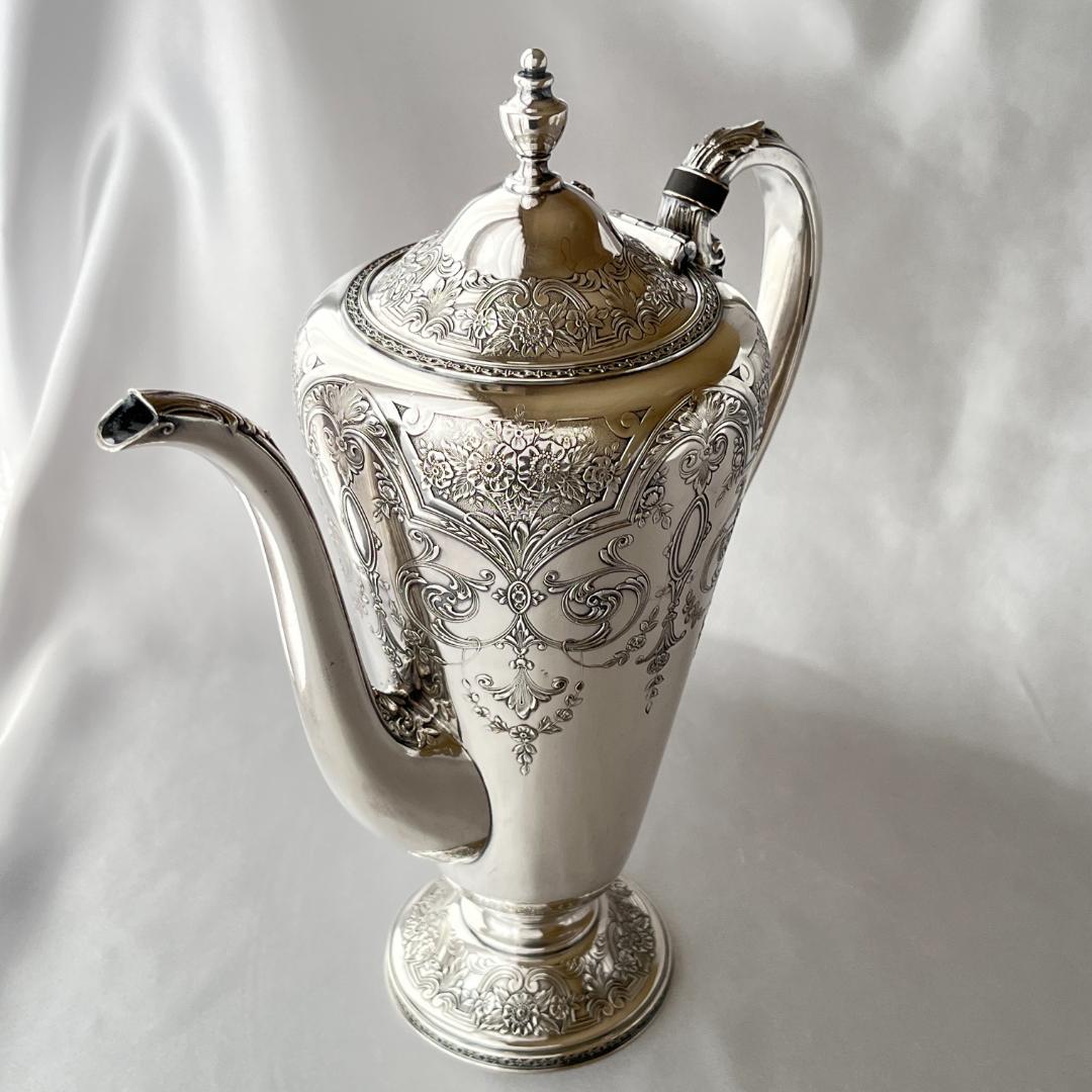 【Wilcox】 コーヒーセット 3点【シルバープレート】