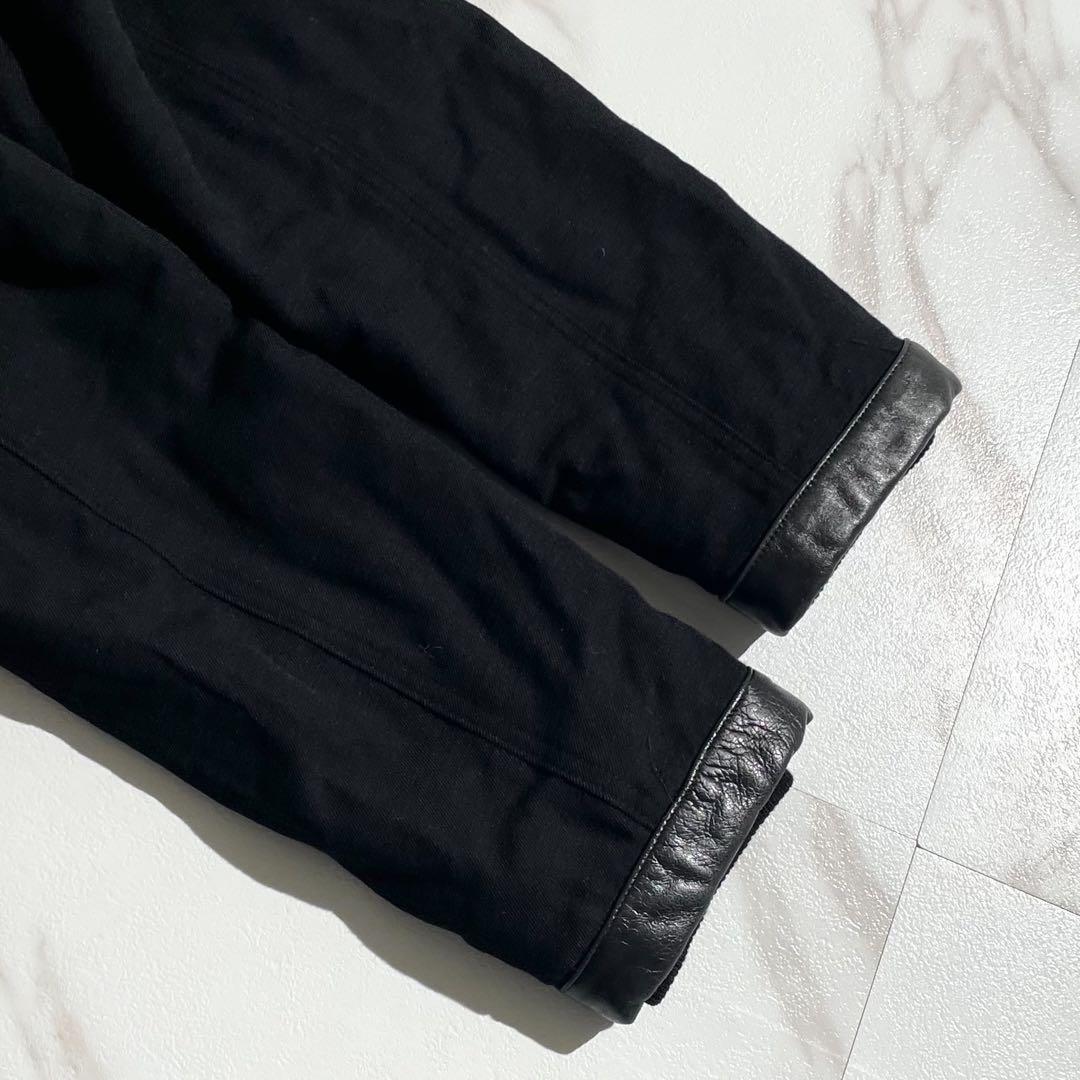 希少✨roar モッズコート コヨーテファー 総柄裏地 シアリング 黒 S~M