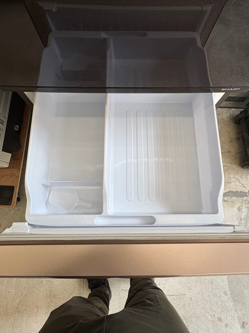 無料配送設置込 SHARP 350L SJ-PW35Y-T 冷蔵庫