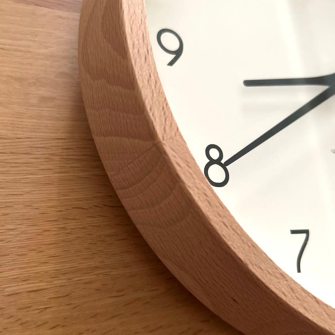 レムノス 掛け時計 カンパーニュ Campania ナチュラル 木製