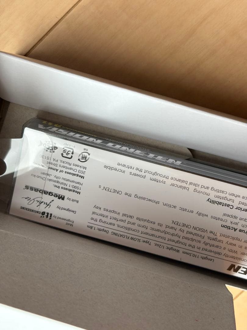 ルアー・フライ Megabass VISION ONETEN RTWL JET BLACK 3