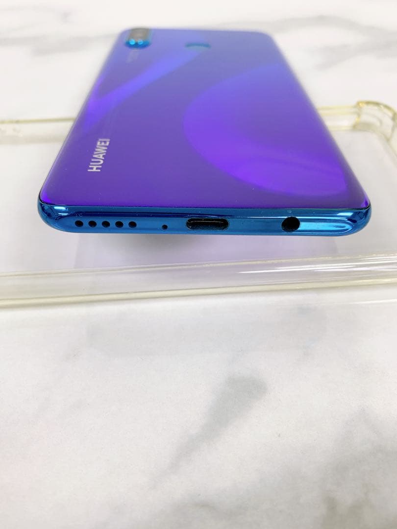 ＋HUAWEI P30 lite ピーコックブルー　64GB MAR-LX2J