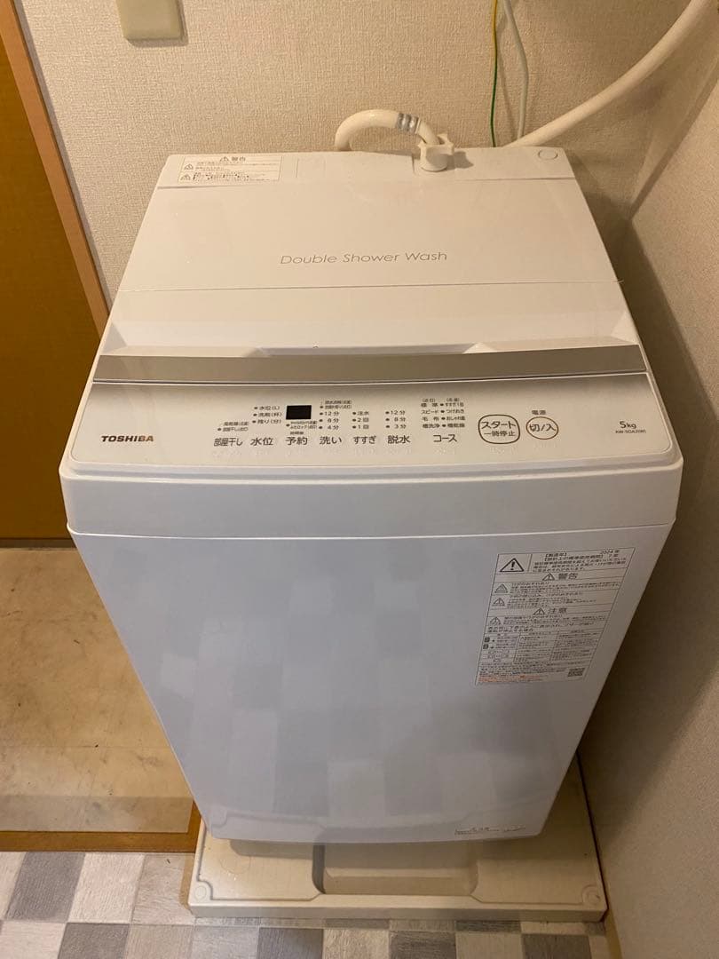 【送料込】TOSHIBA ダブルシャワー洗浄 洗濯機