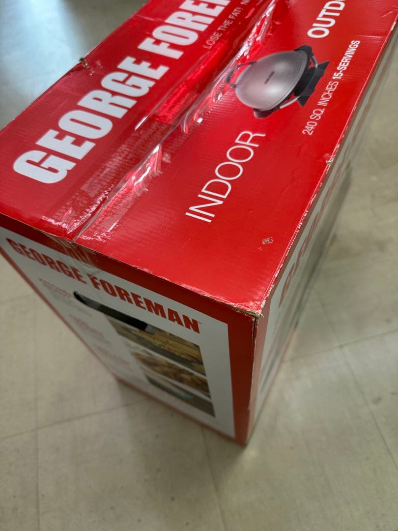 未使用・未開封品　 ジョージ ・ フォアマン電気グリルeForeman