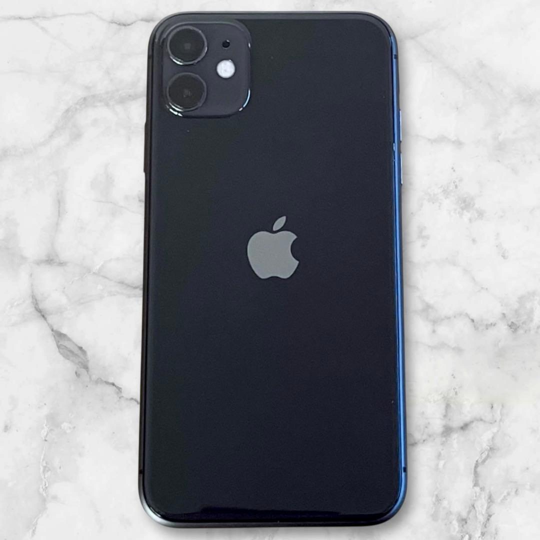 美品 箱あり iPhone11 本体 SIMフリー ブラック 128GB