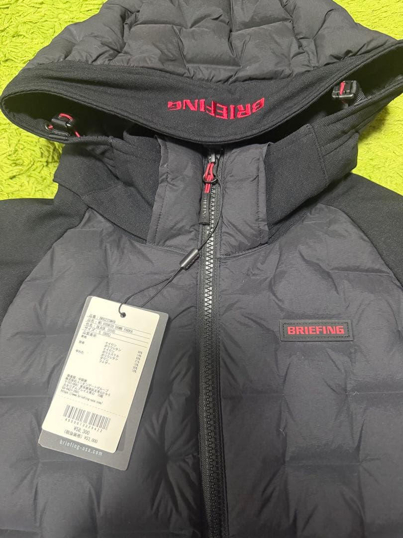 BRIEFING フード取り外し　中綿ジャケット　ブリーフィング