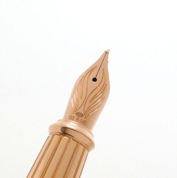 デュポンS.T.Dupont 420030L ドラゴン ギヨシェ ブルー 万年筆