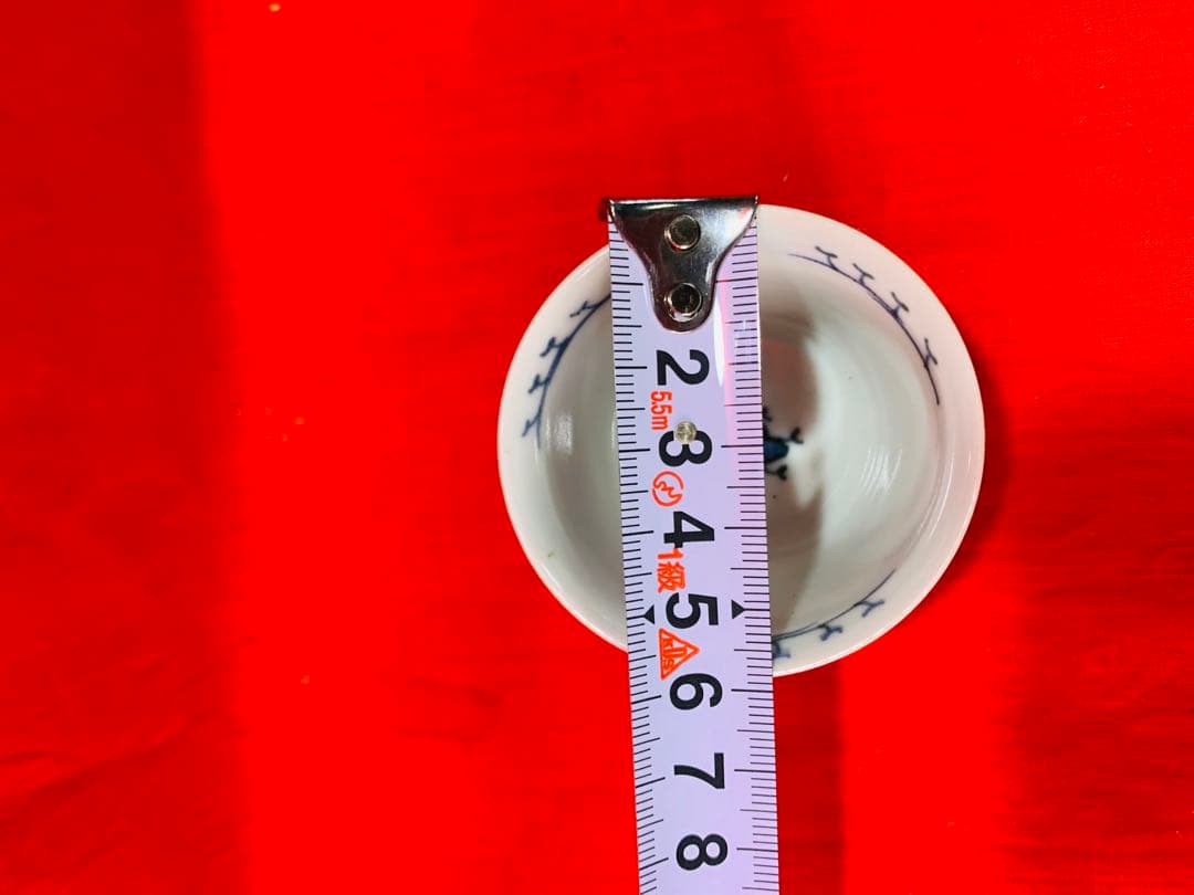 古伊万里　平戸焼　10客　湯呑　煎茶器　ぐい呑み　猪口　のぞき　骨董