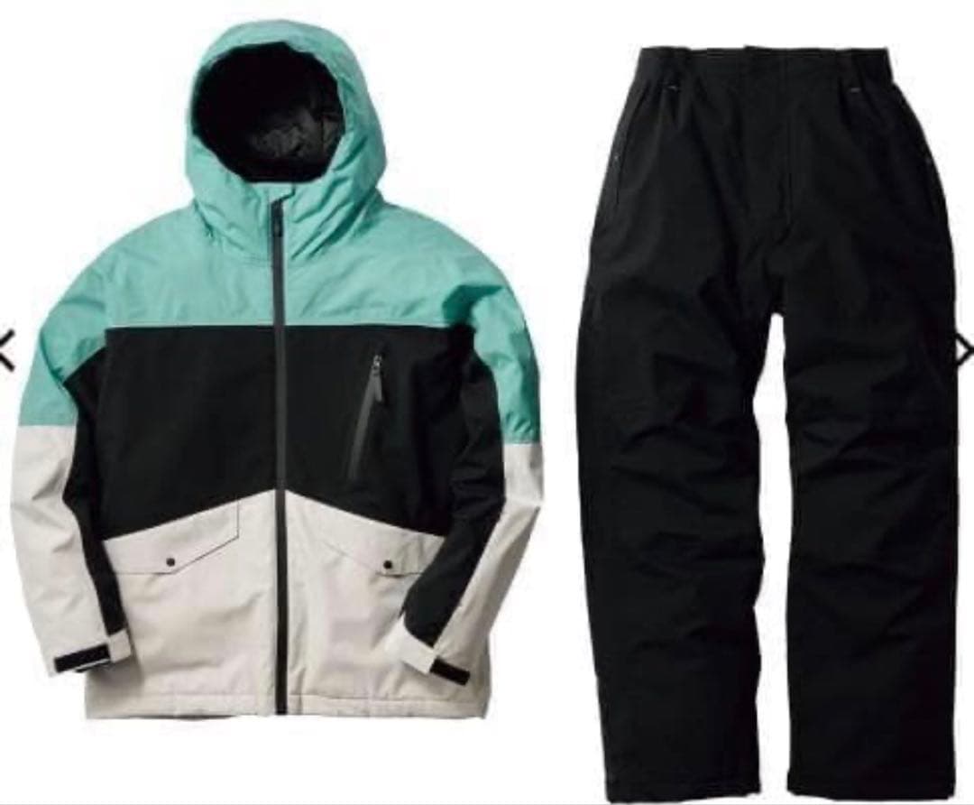 完売 ワークマンAEGIS 防水防寒スーツ スノーミント M