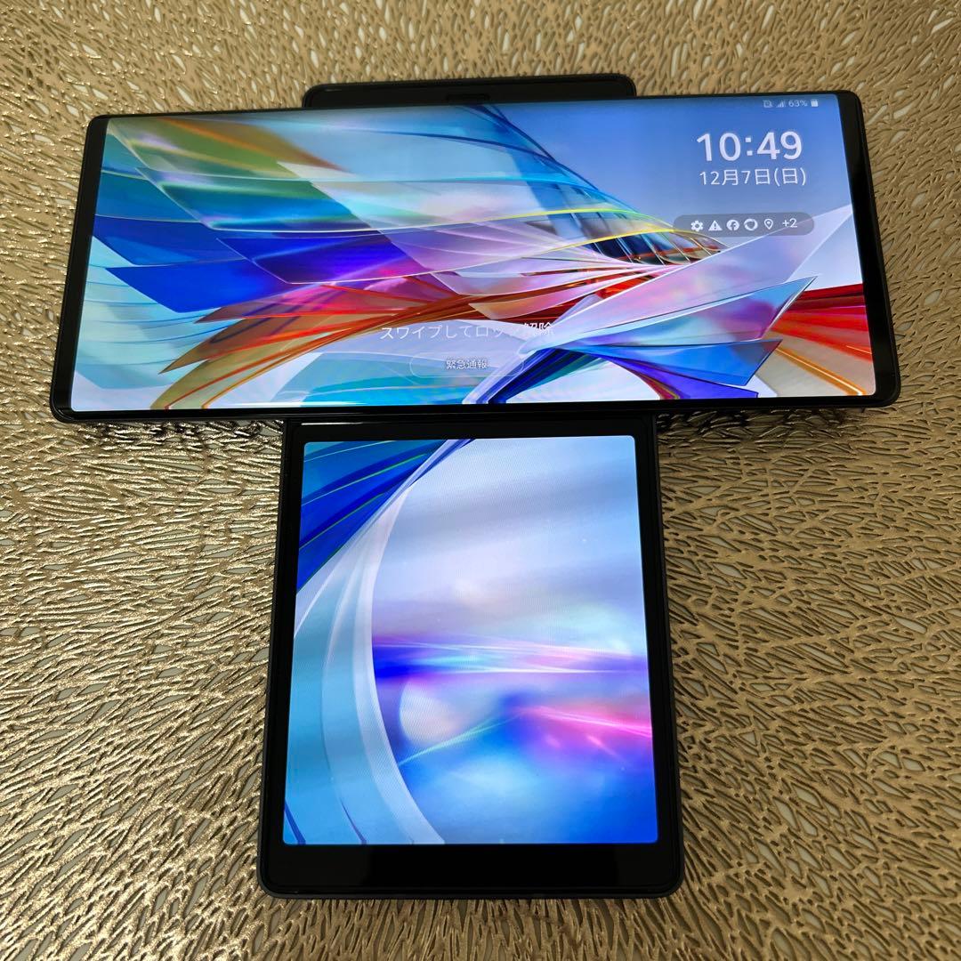 LG ウイングLM-F100VM(AT&T版)デュアルスクリーン対応 本体