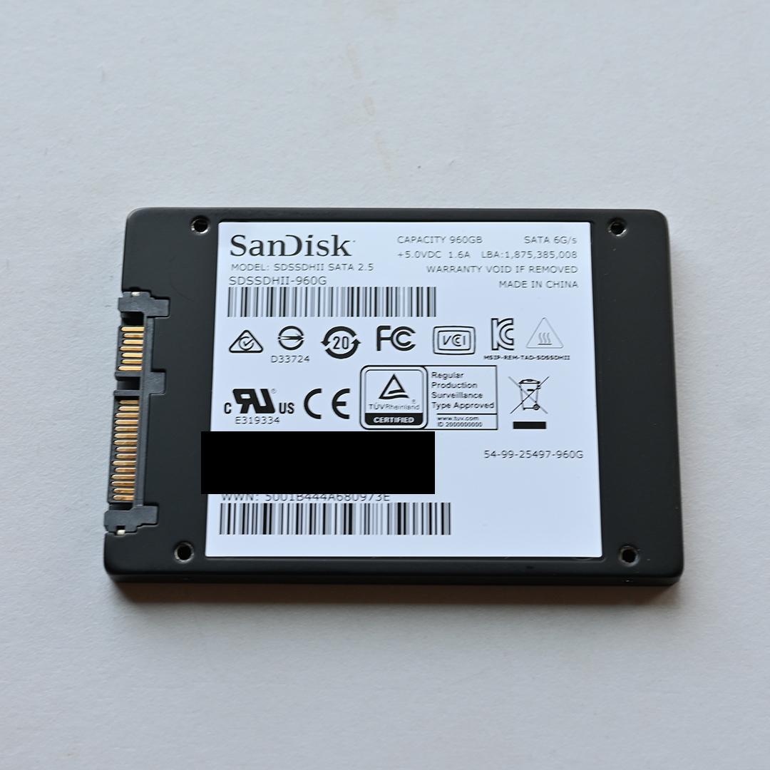 内蔵型SSD SanDisk Ultra II 960GB SSD SDSSDHII-960G