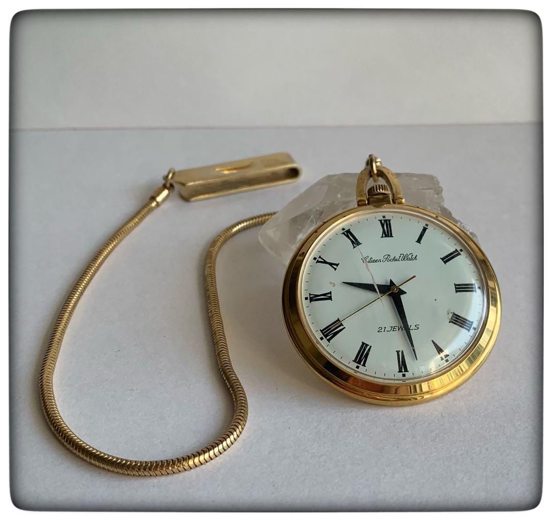 Citizen 懐中時計　手巻き　稼働品