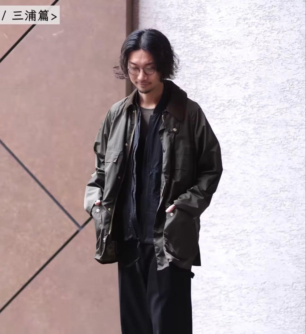 edifice 別注 バブアー Barbour OLD BEDALE 40