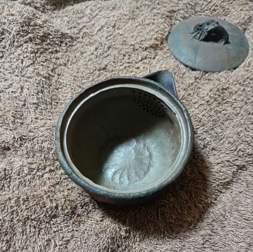 備前焼 宝瓶 香山作