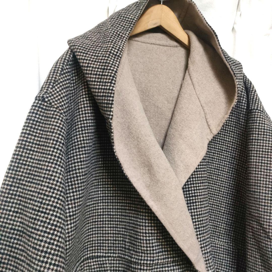 【未使用品】SHIPS any シップス リバー フーデット ミディ コート2