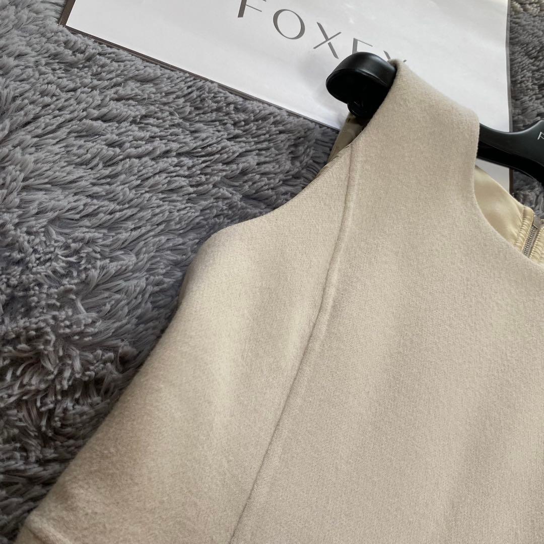 定価20万✨️FOXEY Lady black カシミヤ ノースリーブ 40