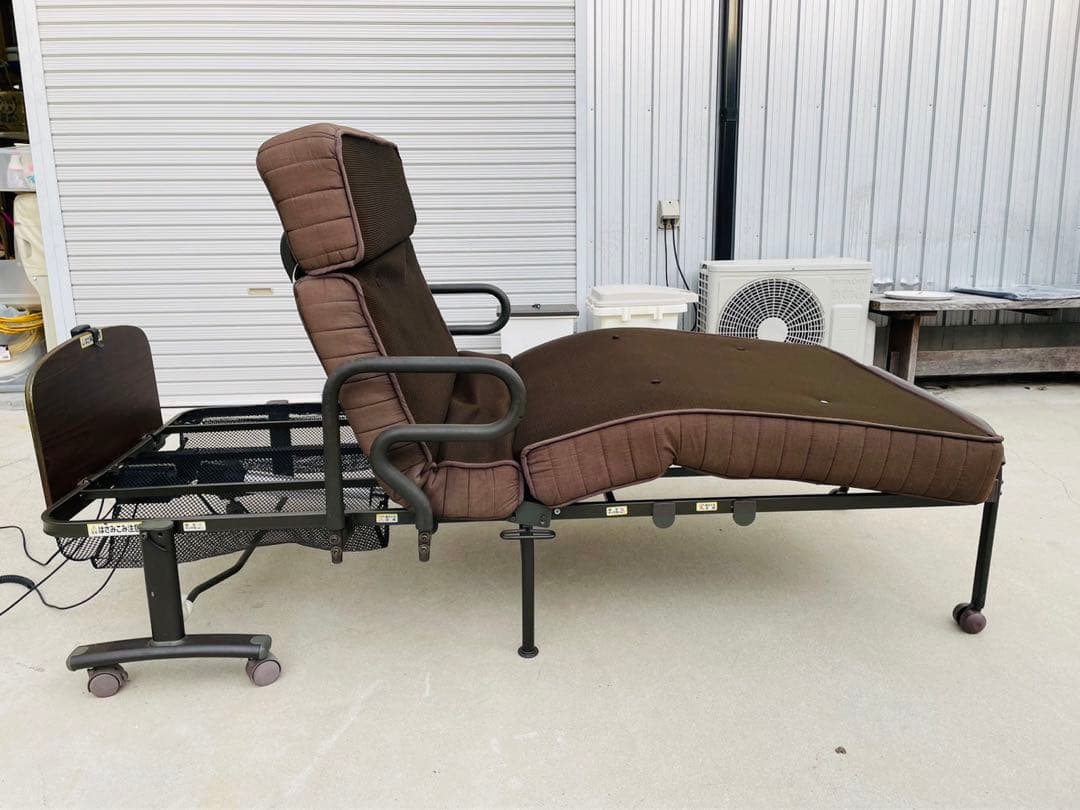 福岡発　アテックス　収納式　電動　リクライニング　ベッド　介護