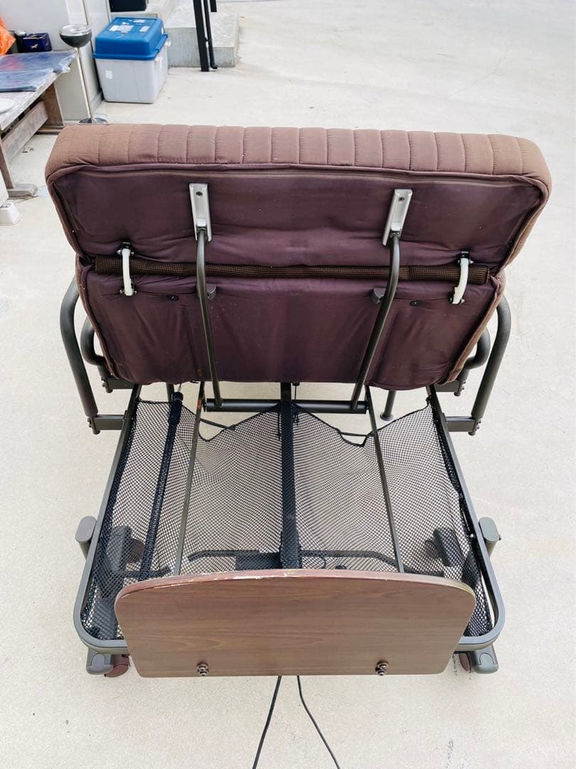 福岡発　アテックス　収納式　電動　リクライニング　ベッド　介護