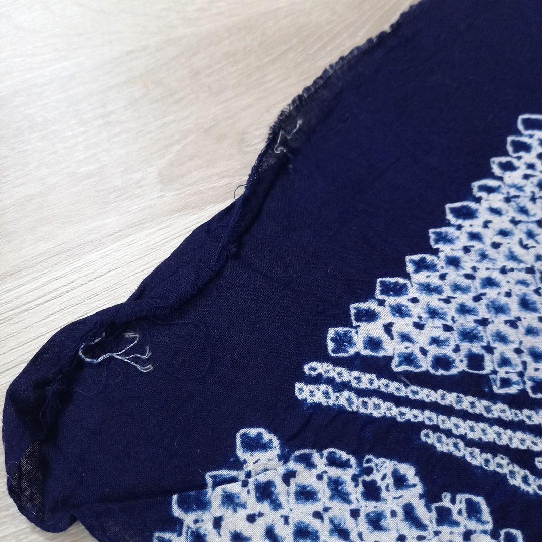 新品　有松絞り　有松海鳴り絞り　絞り浴衣反物綿　花柄