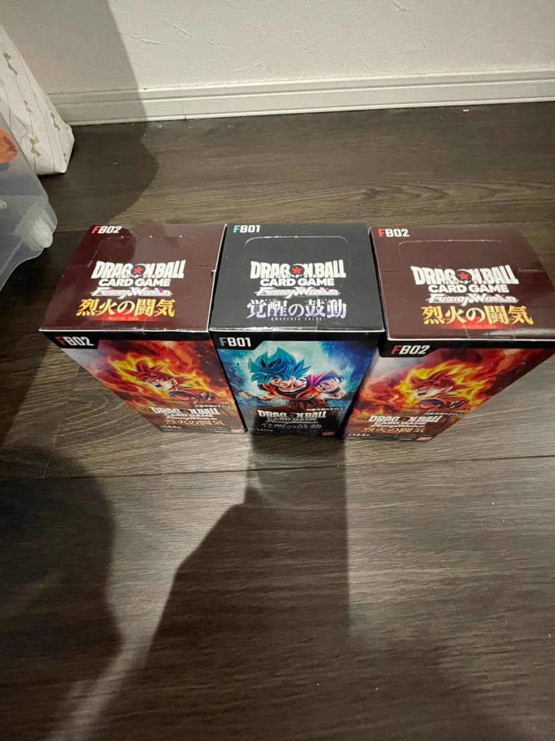 ドラゴンボール フュージョンワールド　覚醒の鼓動 1box 烈火の闘気 2box