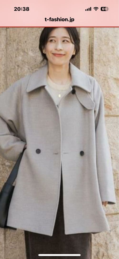 アーバンリサーチDOORSミドル丈コート