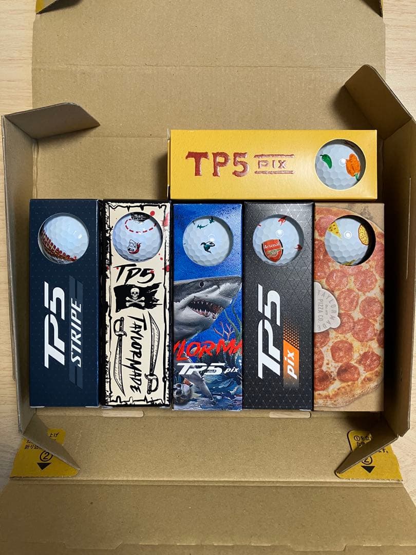 限定品　テーラーメイドTP5 PIX ゴルフボール 6スリーブセット