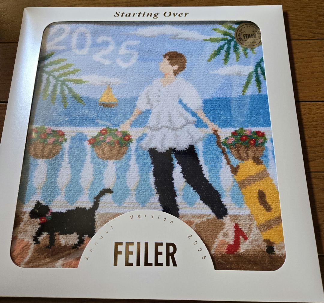 【未開封】フェイラー限定品ハンカチ 2022年～2025年　4枚セット