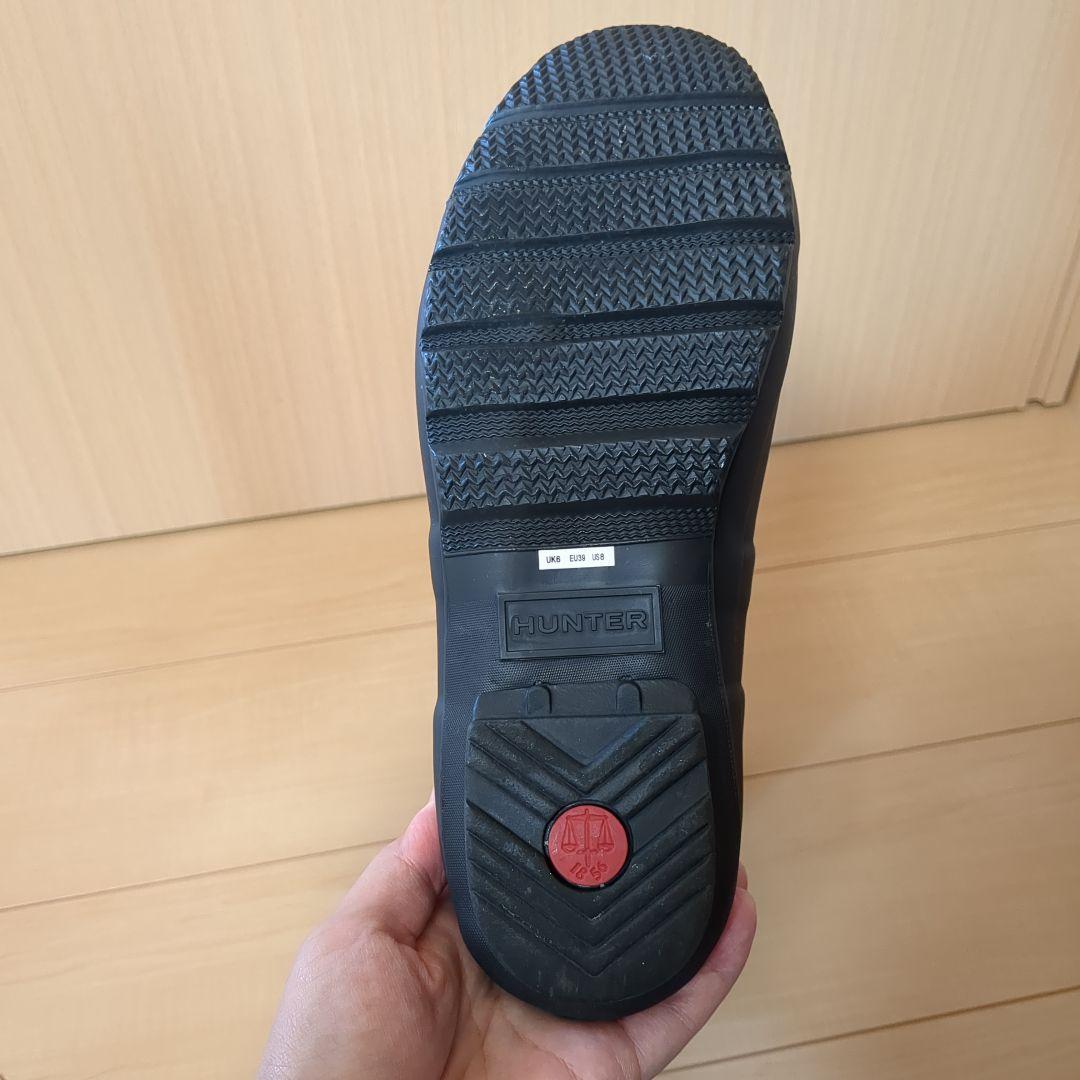 【美品☆値下げしました☆】HUNTER ブラック ロング レインブーツ 25cm