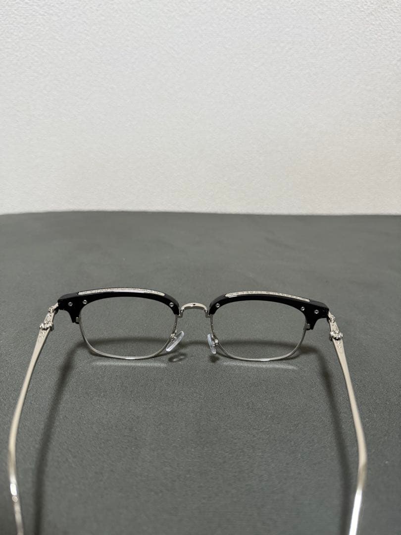 クロムハーツ ファッション・伊達メガネ ブラックフレーム