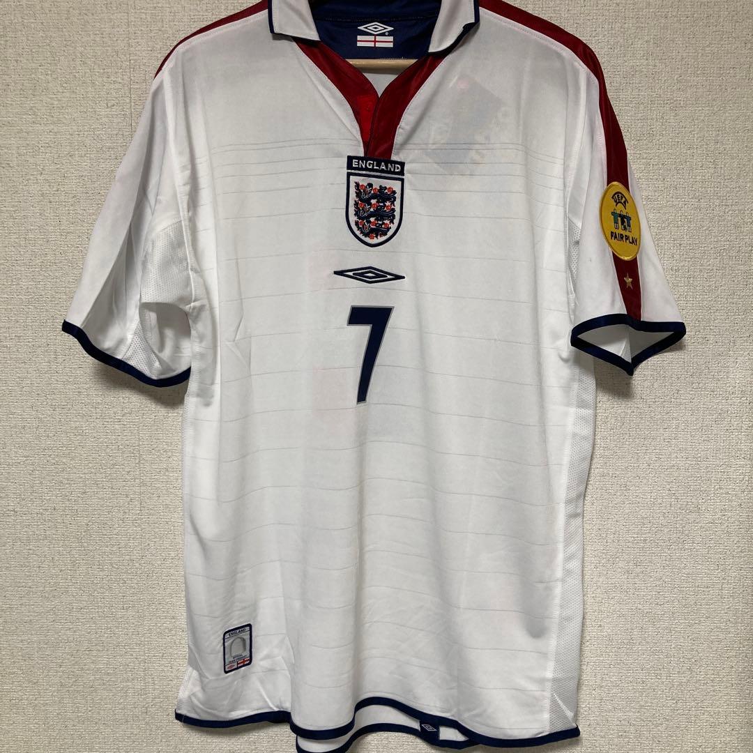 EURO2004イングランド代表 デイビッド・ベッカムユニフォーム（H）