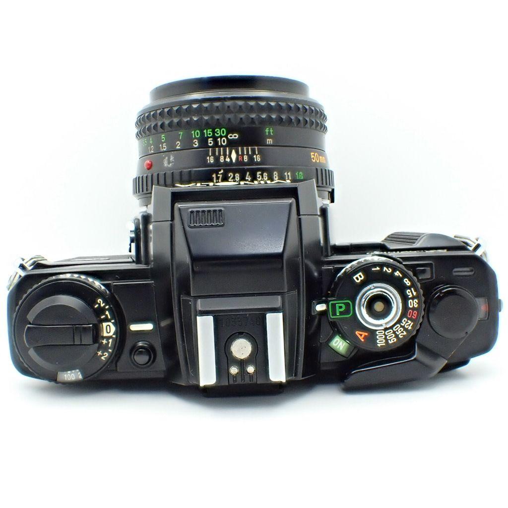 【動作確認済】MINOLTA X-700＆MD 50mm f1.7 新品電池付き