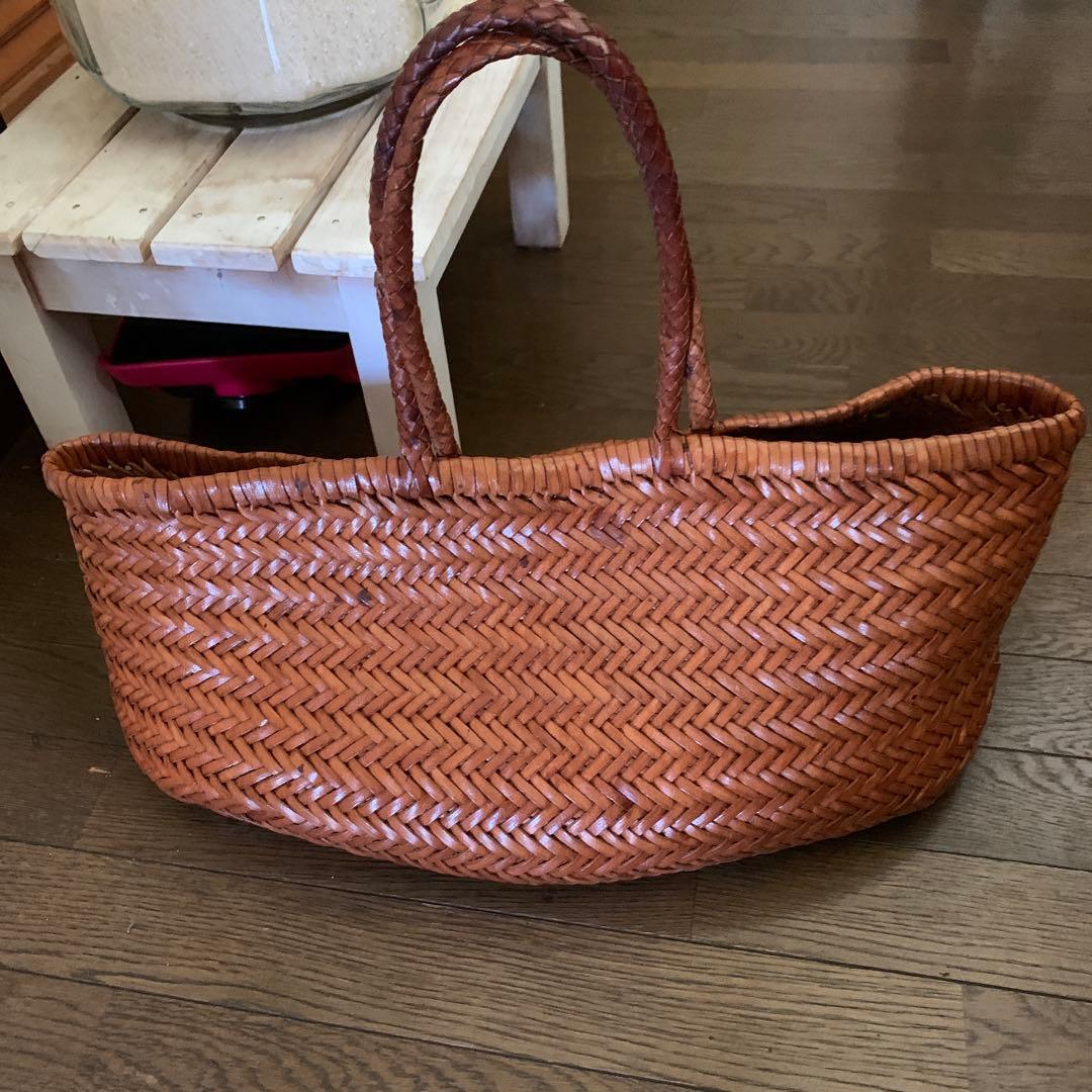 ドラゴン Dragon かごバッグ 大きめ 中古 多少難有 ・タグ付