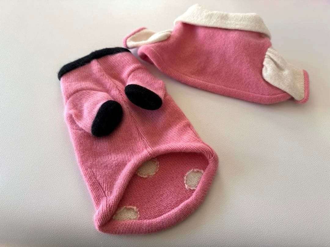 【未使用】フィフィ&ロメオ カシミヤ100% ニット＋ボレロセット ピンク XS