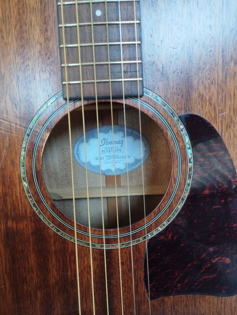 【トップ単板】Ibanez AC240-OPN オールマホガニー