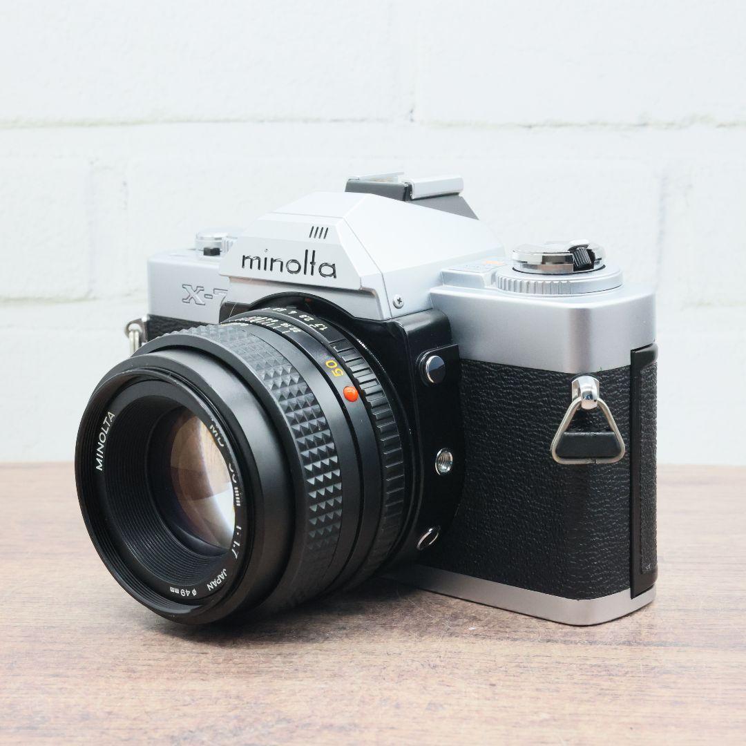 【完動品】minolta X-7 / MD 50mm F1.7