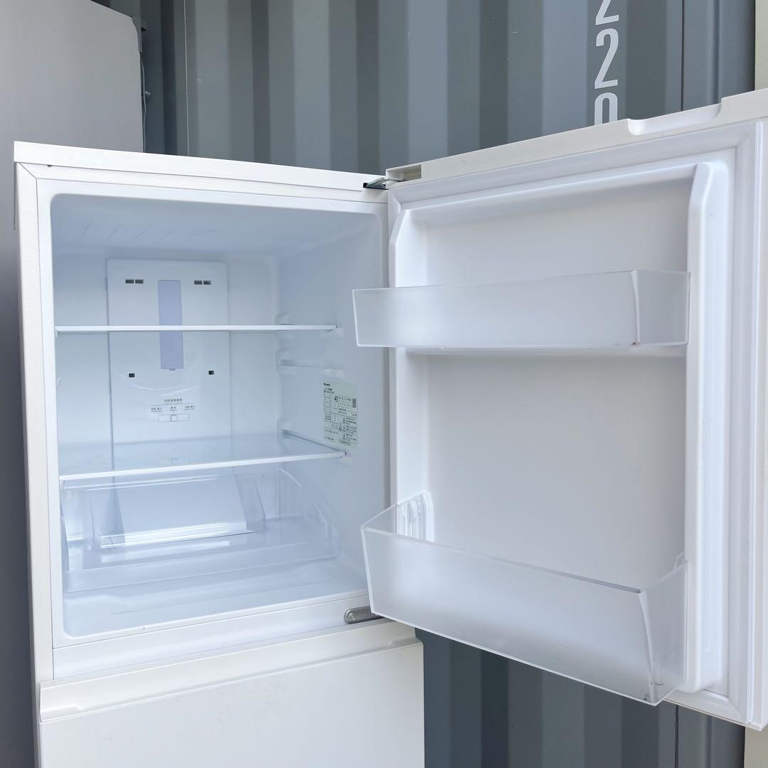 354取付無料！パナソニック2024年製 マットホワイトおしゃれインテリア冷蔵庫