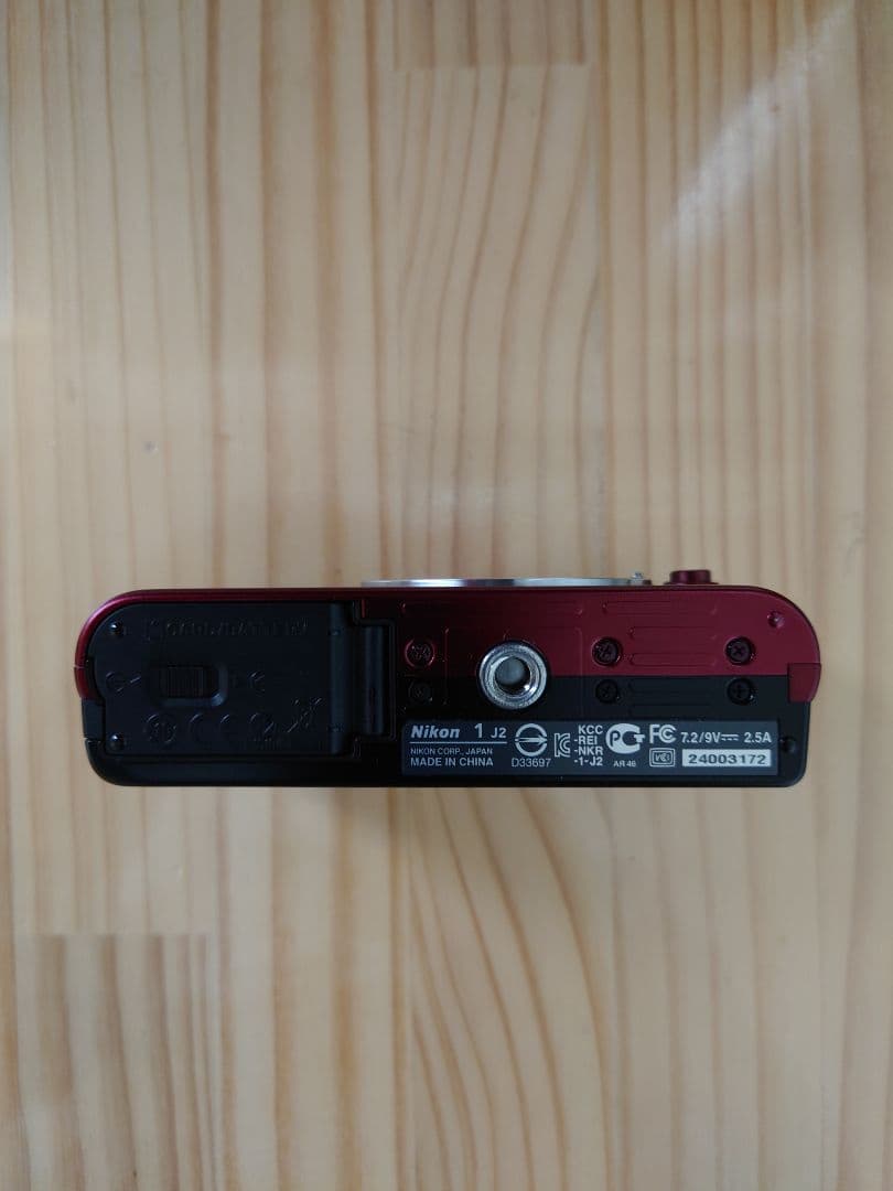 ★実用品★ Nikon ニコン J2 レッド ミラーレス一眼カメラ