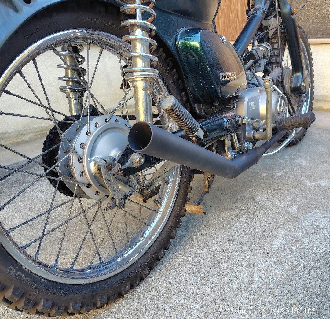 スーパーカブ　ワンオフマフラー　キャブ車専用　製作可能本数２本