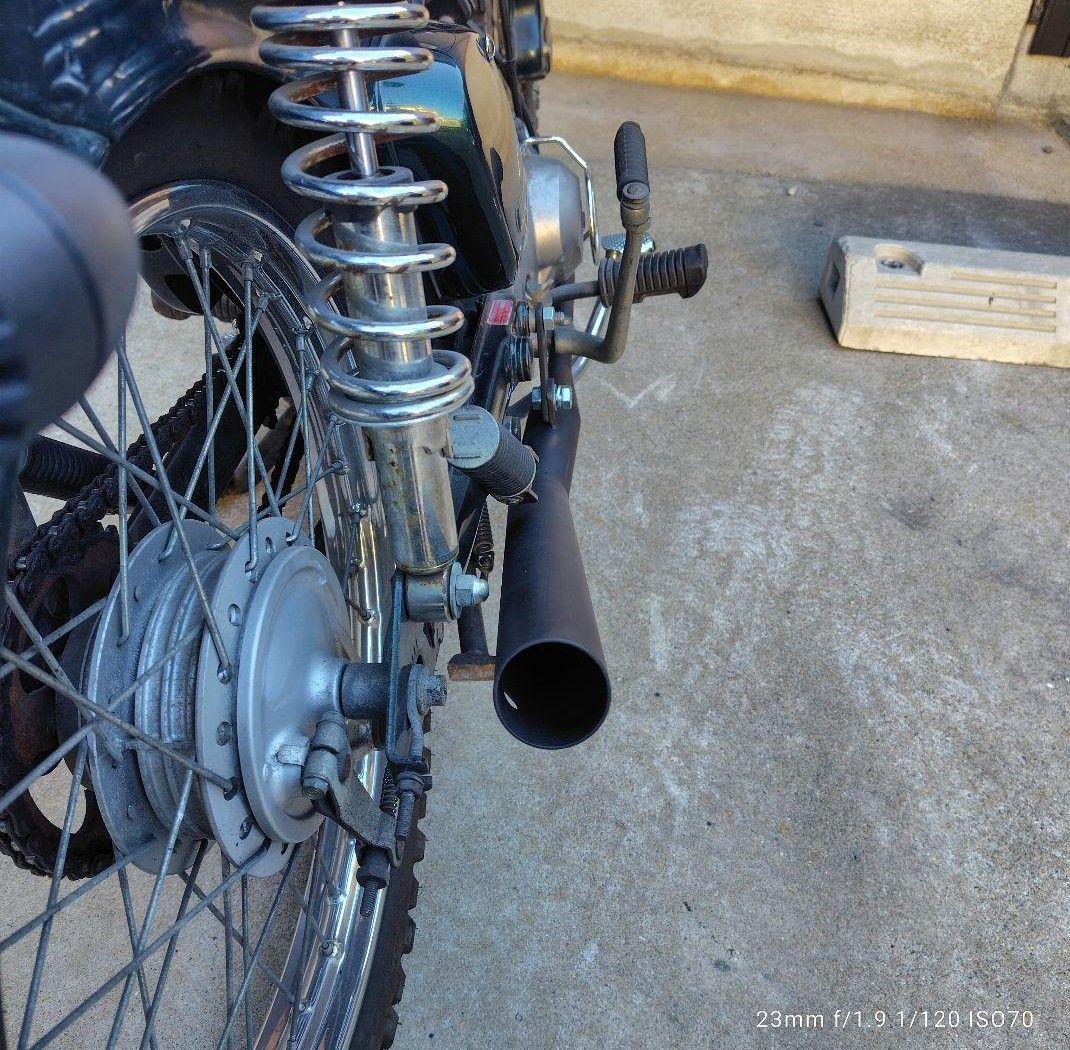 スーパーカブ　ワンオフマフラー　キャブ車専用　製作可能本数２本