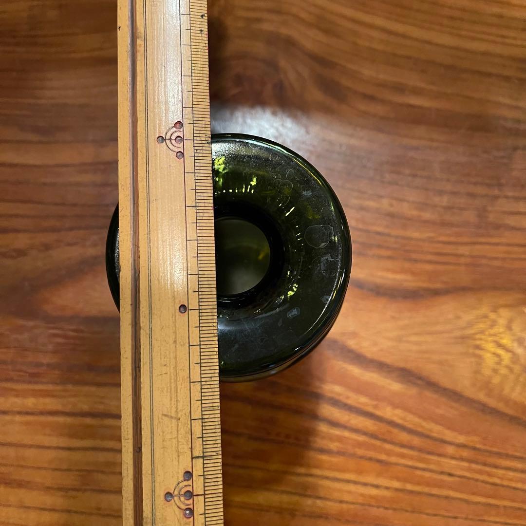 オールドダンスク　グリーン花瓶セット