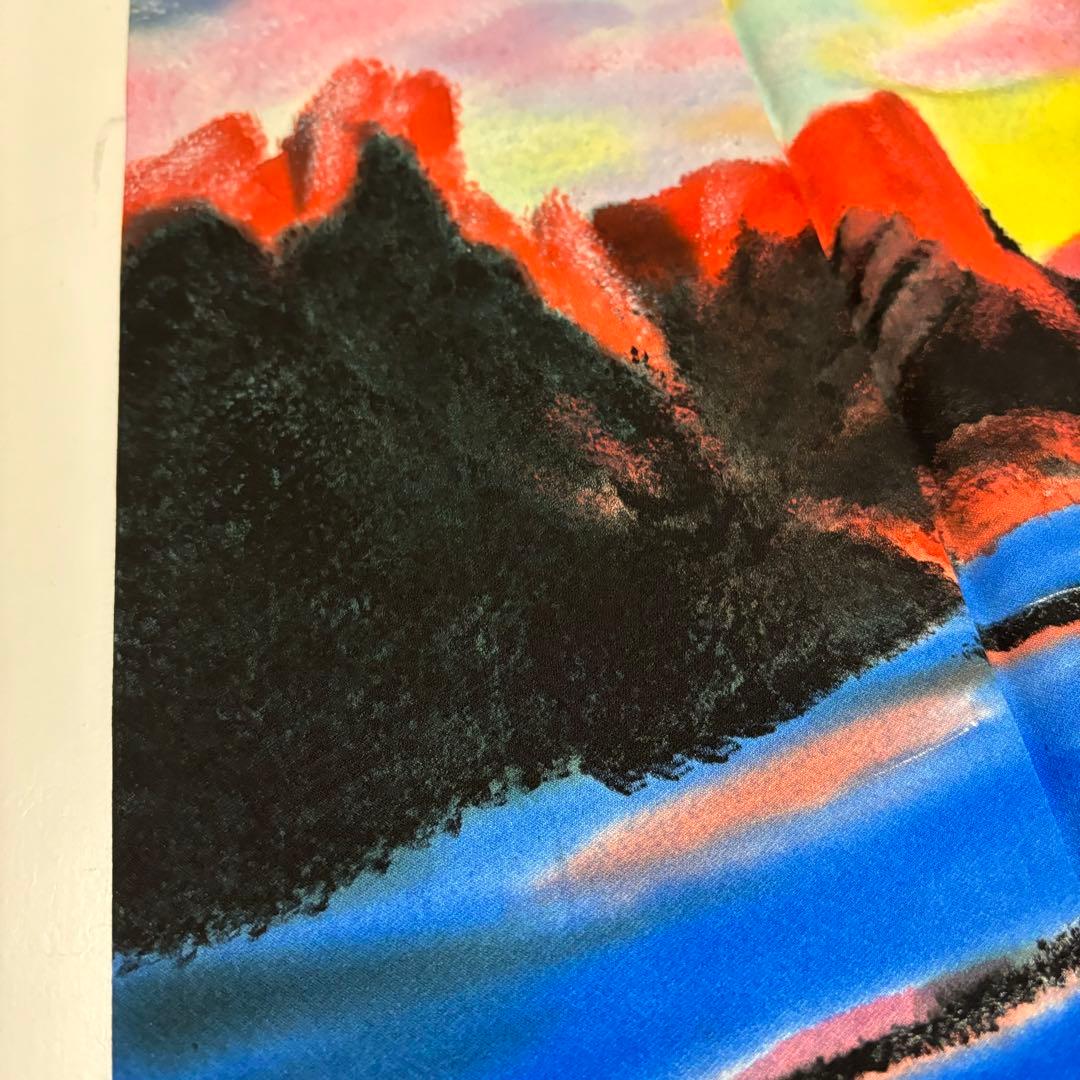 圧巻 訪問着 裄67 まるで絵画の様 素敵なデザイン 正絹 AK-3889